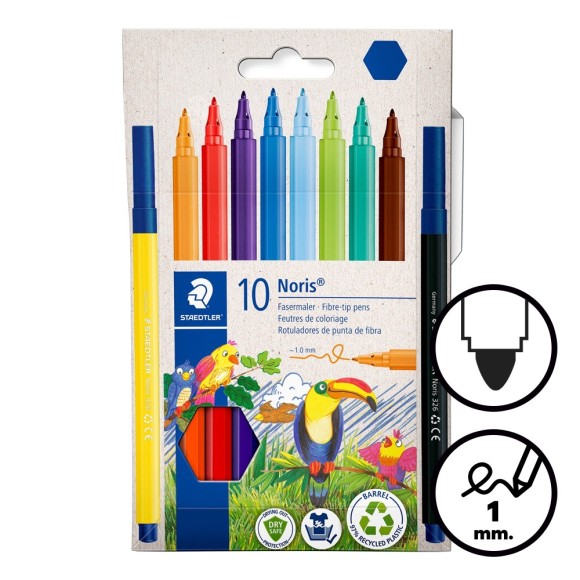 Caixa 10 retoladors Staedtler Noris 326