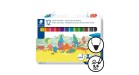 Caixa 12 retoladors gruixuts Staedtler Noris 340