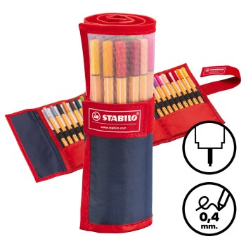Rollerset 25 retoladors Stabilo Point 88