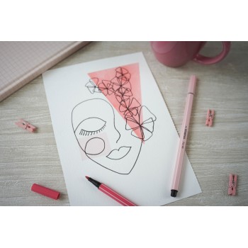 Caixa 50 retoladors Stabilo Pen 68 en estoig metàl·lic