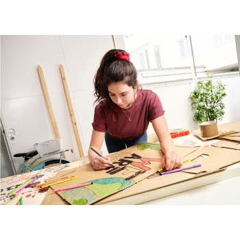 Caixa 50 retoladors Stabilo Pen 68 en estoig metàl·lic