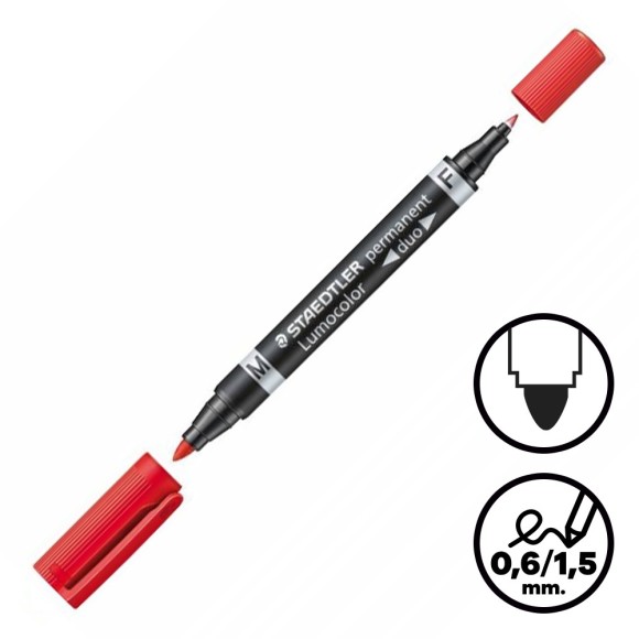 Retolador permanent de doble punta Staedtler 348