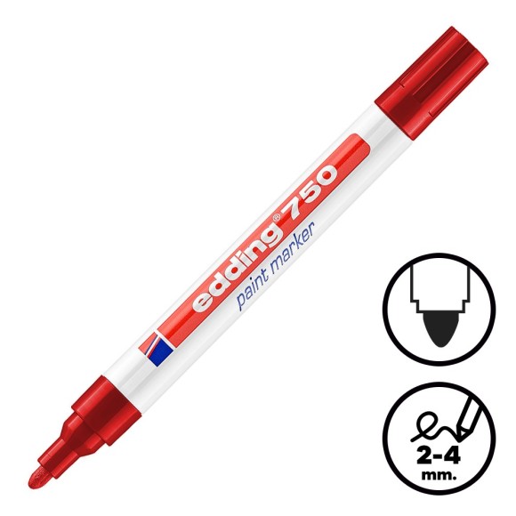 Retolador de pintura Edding 750