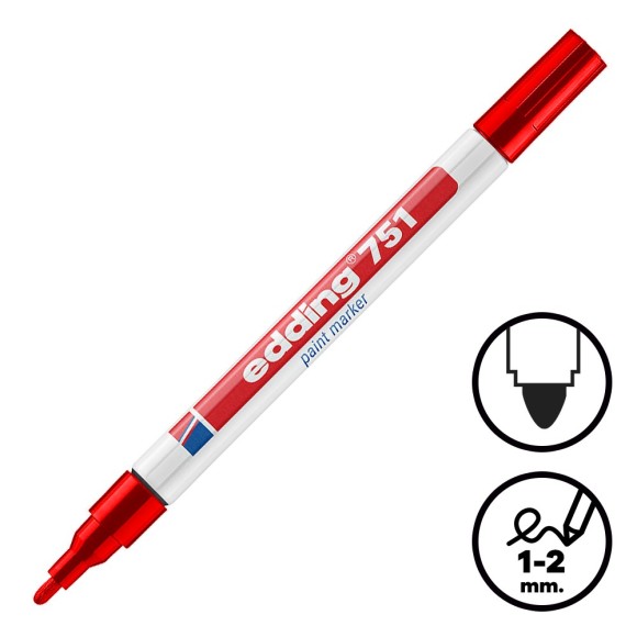 Retolador de pintura Edding 751