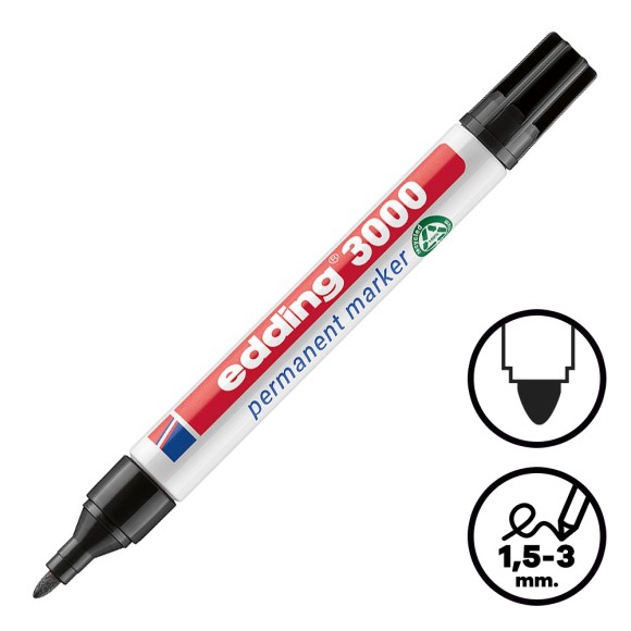 Retolador permanent Edding 3000