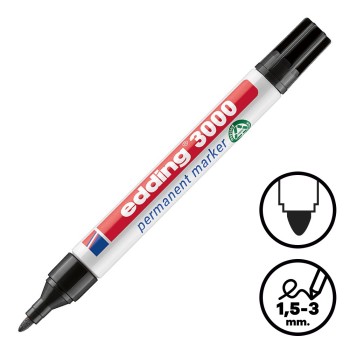 Rotulador permanente Edding 3000