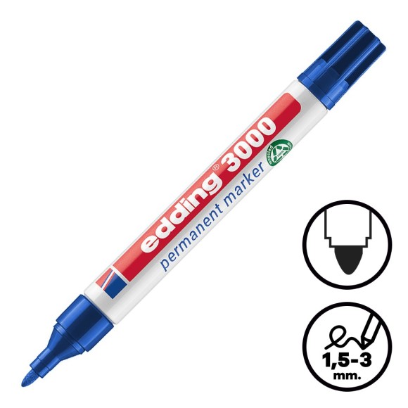 Rotulador permanente Edding 3000