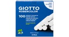 Caja 100 tizas Giotto Robercolor | Blanco y colores