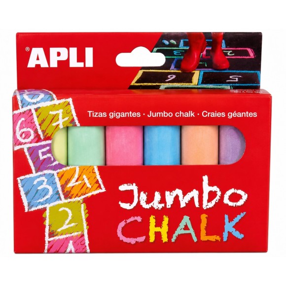 Caixa 6 guixos Jumbo Apli