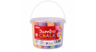 Bote 20 tizas Jumbo Apli colores surtidos