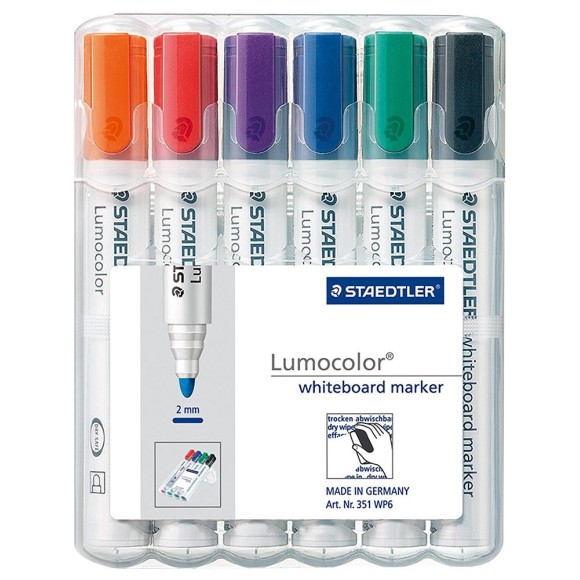 Staedtler Lumocolor 351 estuche 6 colores