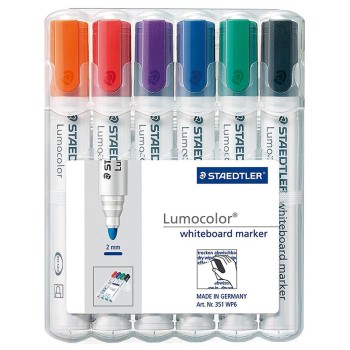 Staedtler Lumocolor 351 estuche 6 colores