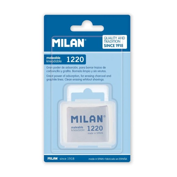 Goma de borrar Milan Maleable 1220 (caja)