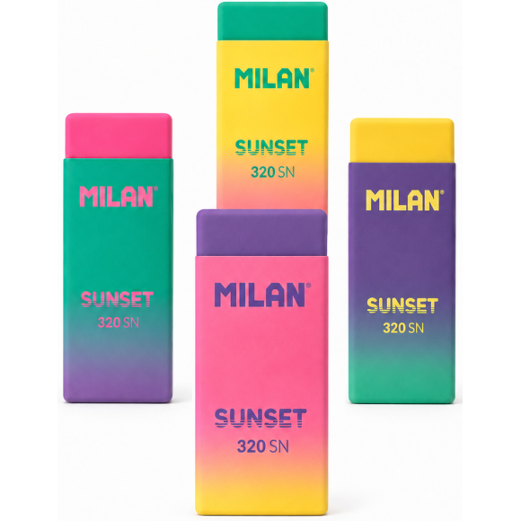 Goma de borrar Milan Nata 320 Sunset