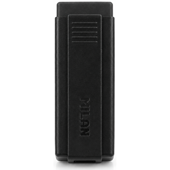 Goma d'esborrar Milan Nata Negra 320 Shadow amb funda