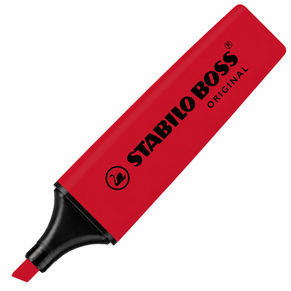 Marcador fluorescente Stabilo Boss Rojo Real