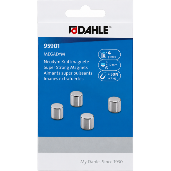 Dahle Megadym | Pack 4 imants platejats