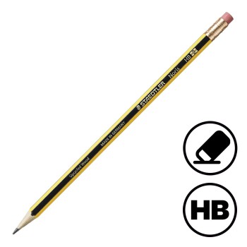 Lápiz con goma Staedtler Noris 122