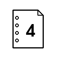 4 forats