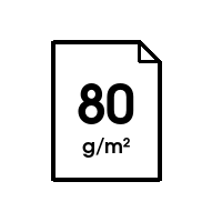 80 gramos