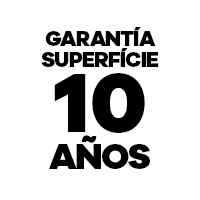 Garantía de la superfície de 10 años
