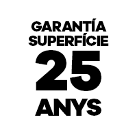 Garantia de la superfície de 25 anys