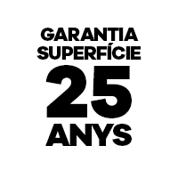 Garantía de la superfície de 25 años