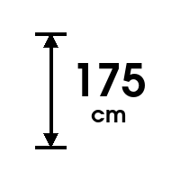 Altura 175cm.
