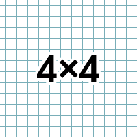 Quadrícula 4x4