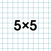 Quadrícula 5x5